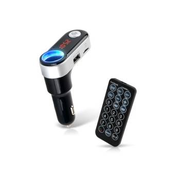 [넥스트 유] 차량용 블루투스 오디오 무선 카팩 (USB2포트 충전, 시거잭 1개 확장) NEXT-1422BTC